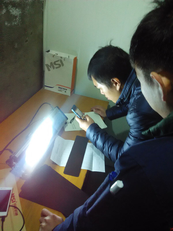 客戶(hù)檢查我公司X射線(xiàn)探傷資料。